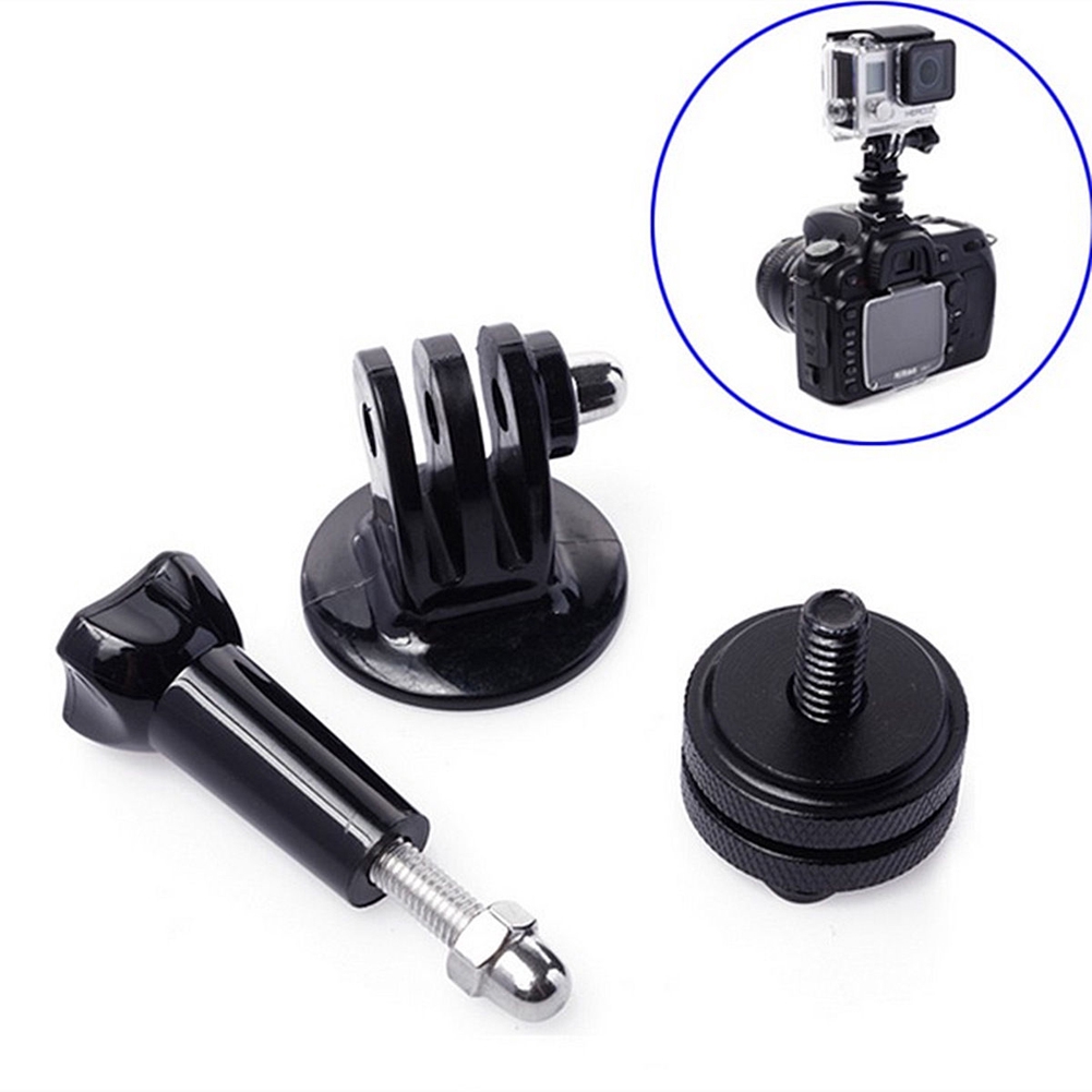 Đầu Nối Giá Đỡ 1 / 4 &quot;+ Vít Cho Gopro Hero 2 3 3 + Dslr Cameras