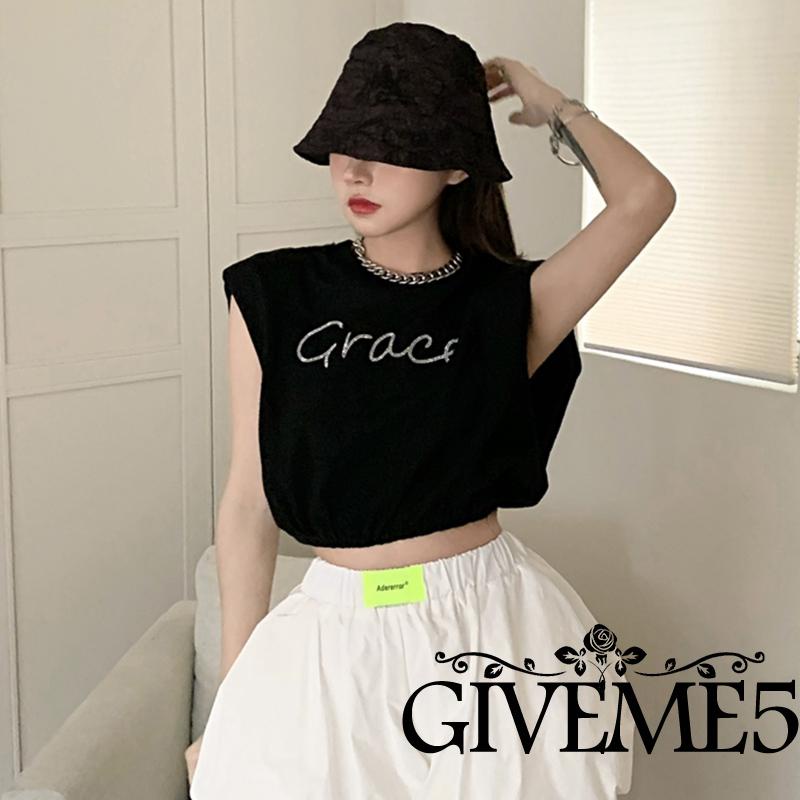 Áo Lửng Sát Nách Đính Đá Thời Trang Dành Cho Nữ