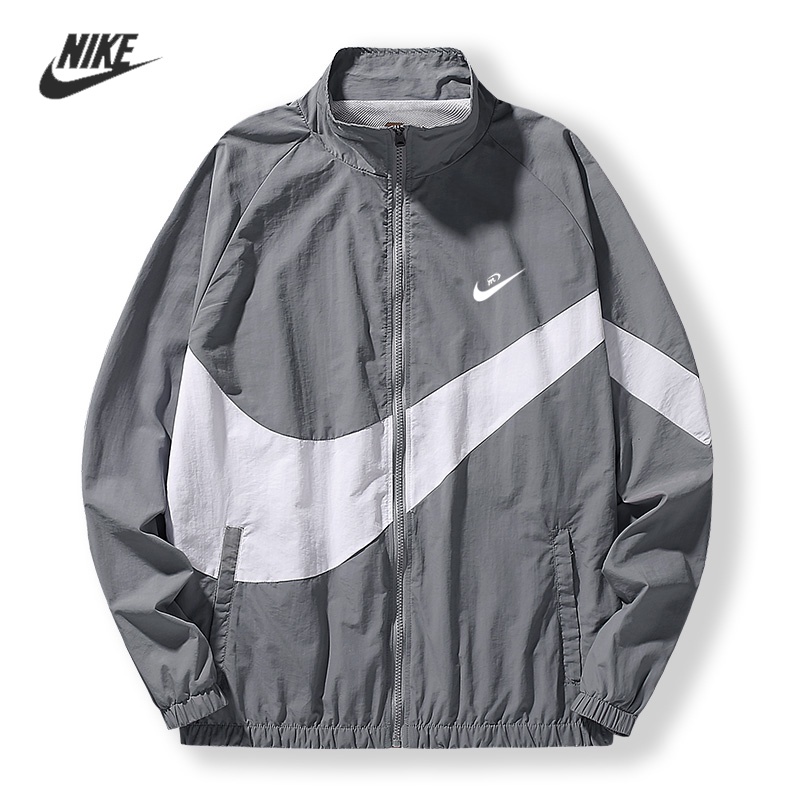 Áo khoác thể thao Nike mỏng thoáng khí cổ đứng thời trang xuân thu cho nam