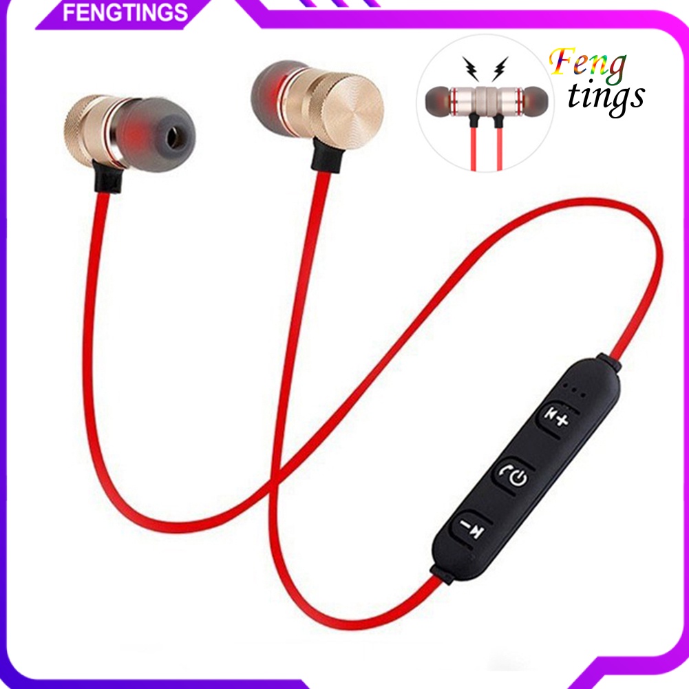 【FT】XT6 Magnetic Bluetooth HiFi Stereo In-Ear Wireless Earphone Sports Headphone