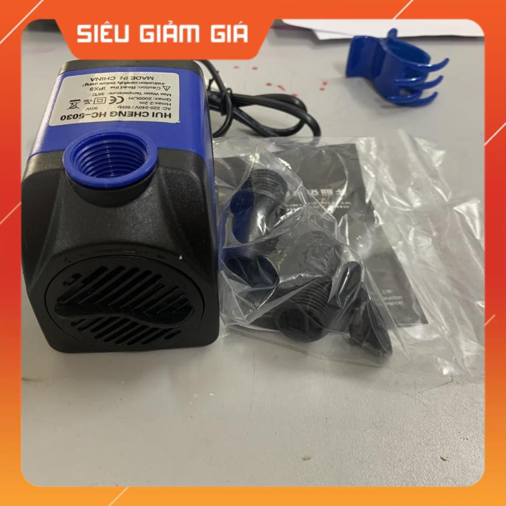 Bơm 30w bơm cao 2,2m Vỏ Xanh Loại Đẹp Chống Mùi Chống Ố Cách Điện Loại đẹp - Giá tốt nhất