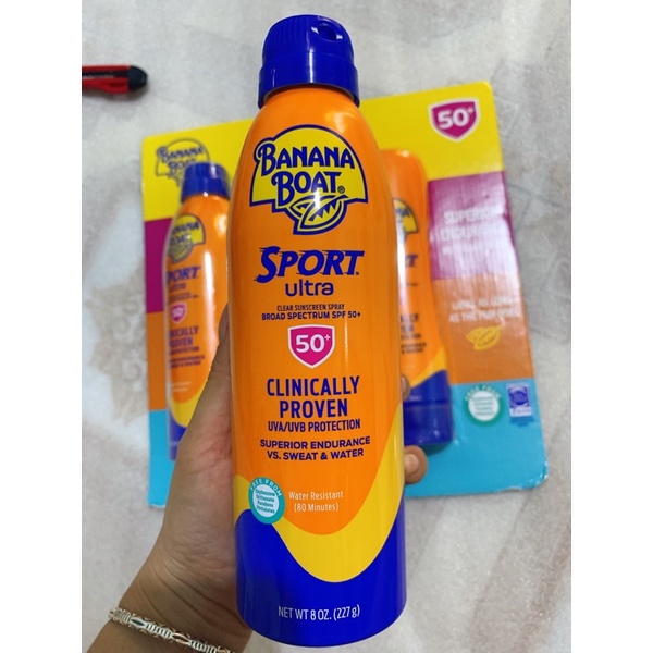 kem chống nắng banana boat 227g của Mỹ