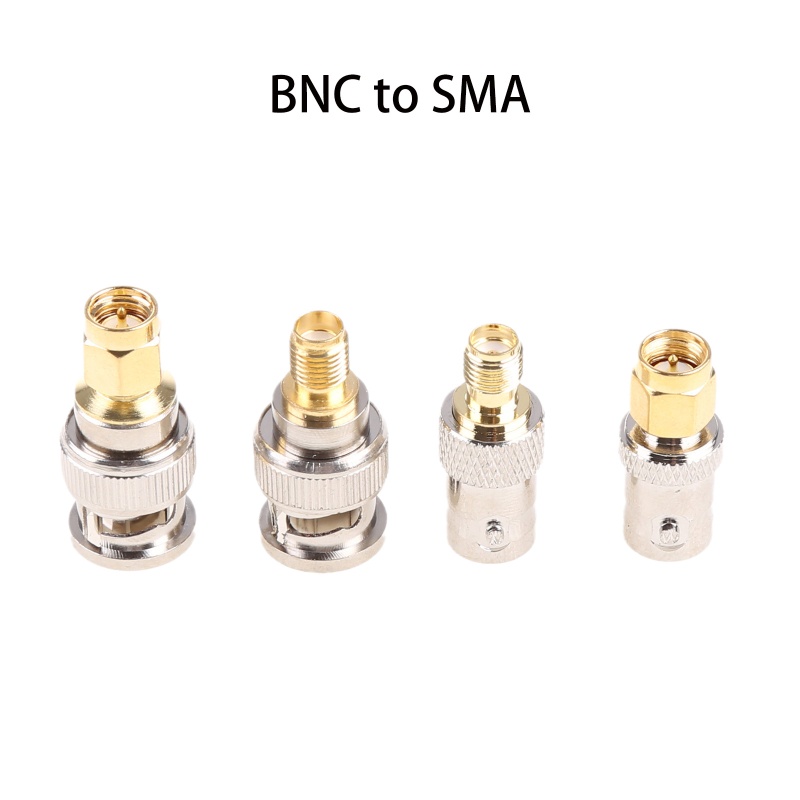 Bộ 4 Đầu Nối SMA Sang BNC UHF VHF Chuyên Dụng