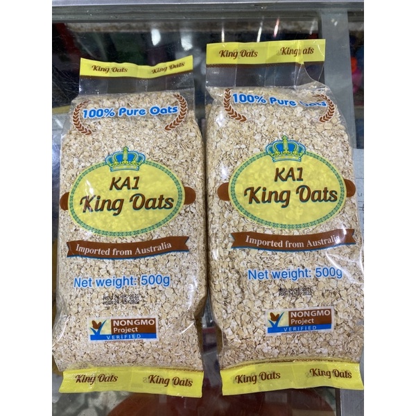 Yến Mạch King Oats Cán Dẹt Gói 500g
