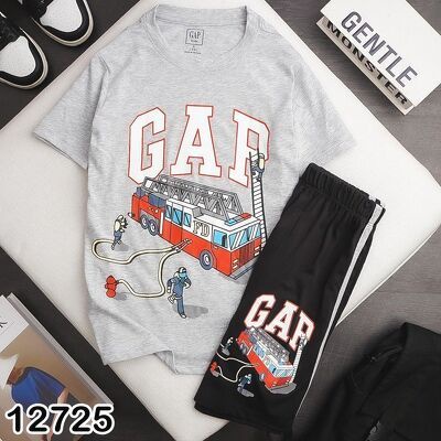 BỘ THUN NGẮN GAP BÉ TRAI IN HÌNH NHIỀU MẪU 19-60KG (LINK 2)