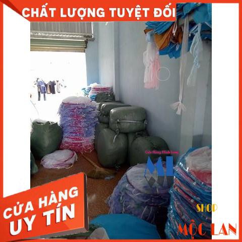 [SIÊU KHUYẾN MÃI] Mùng chụp tự bung 1m4 x 2m Minh Long - XANH HOA