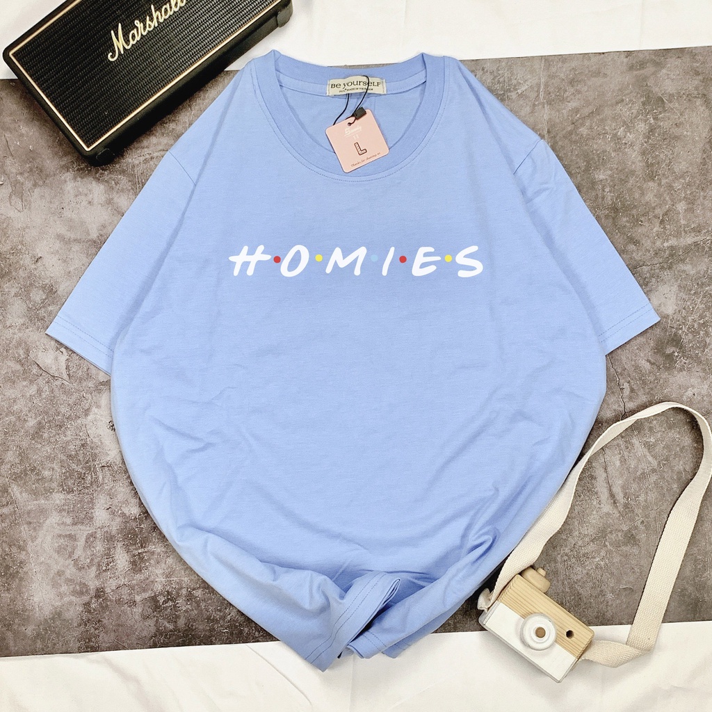 Áo thun unisex in hình hiệu Be Yourself size M L XL - HOMIES
