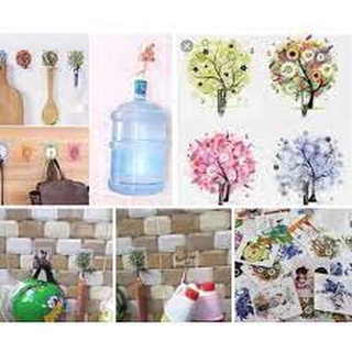 Combo 10 Móc Dán Tường Chịu Lực,Móc Treo Đồ