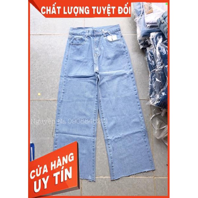 Quần ống rộng dáng dài 2 màu đậm- nhạt | BigBuy360 - bigbuy360.vn