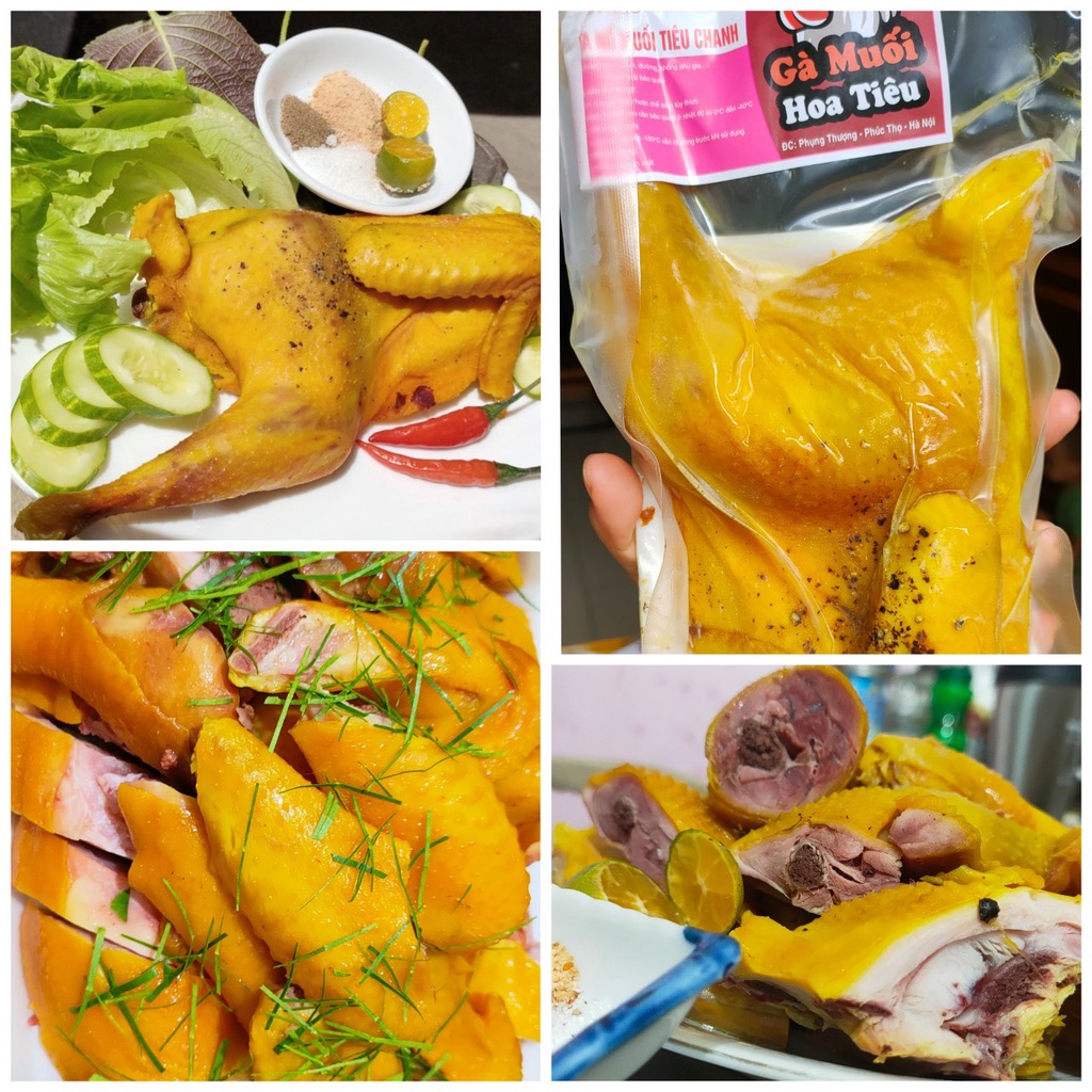 COMBO 2 khay Gà ủ muối hoa tiêu. Giao hoat tốc nội thành HCM.