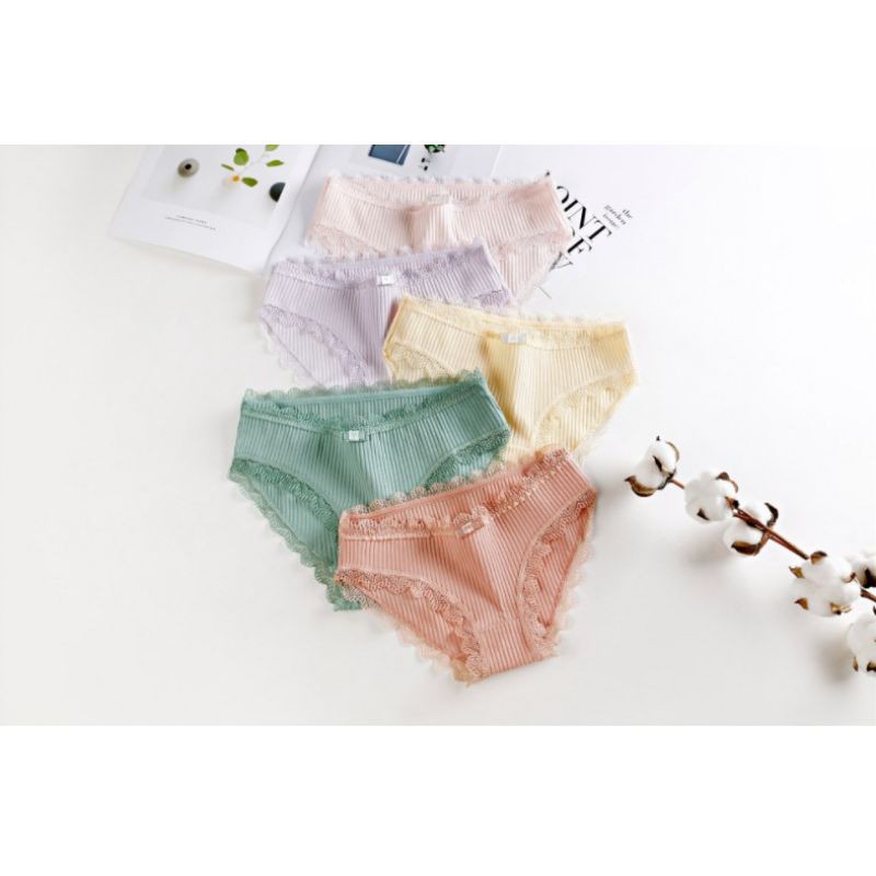 Quần Lót Nữ ❤️ FREESHIP❤️Quần Lót Phối Ren Sexy Cotton Tăm kháng khuẩn siêu sexy quyến rũ | BigBuy360 - bigbuy360.vn