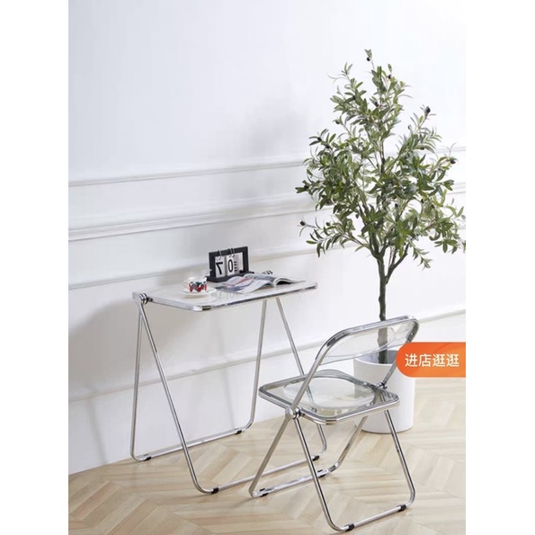 Bàn gấp Acrylic tiện dụng, cao cấp - Hàn Quốc
