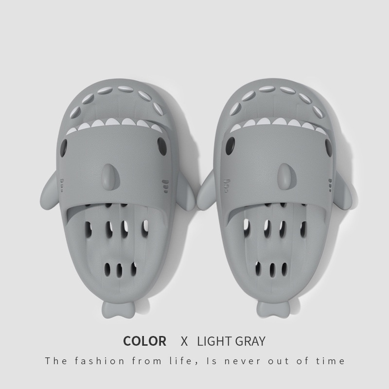 Tikp Dép Đi Trong Nhà Tắm Thiết Kế Hình Cá Mập Dễ Thương 6 Màu Size 36-45 Cho Nữ