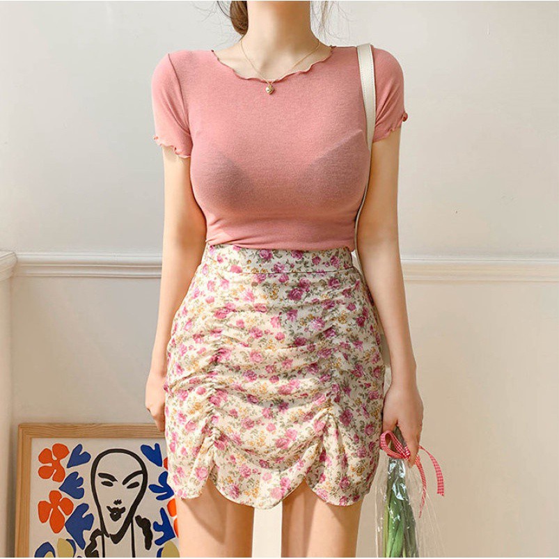 Áo thun tay ngắn dáng ôm màu trong suốt thời trang mùa hè quyến rũ cho nữ