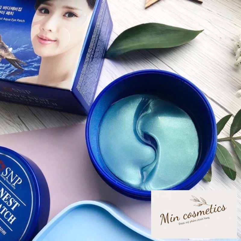 🌟Mặt Nạ Dưỡng Da Vùng Mắt-Giảm Stress Cho Mắt SNP #SNP_Bird_Nest_Aqua_Eye_Patch