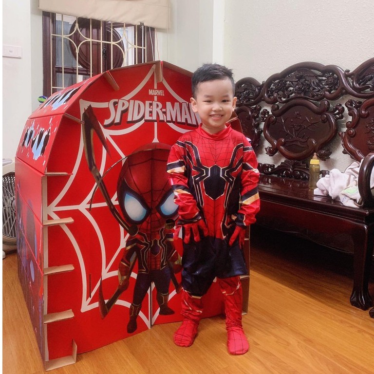 [SIÊU RẺ❤️] – Nhà Bìa Lắp Ghép - 5 Lớp Cán Bóng Chịu Lực 20Kg