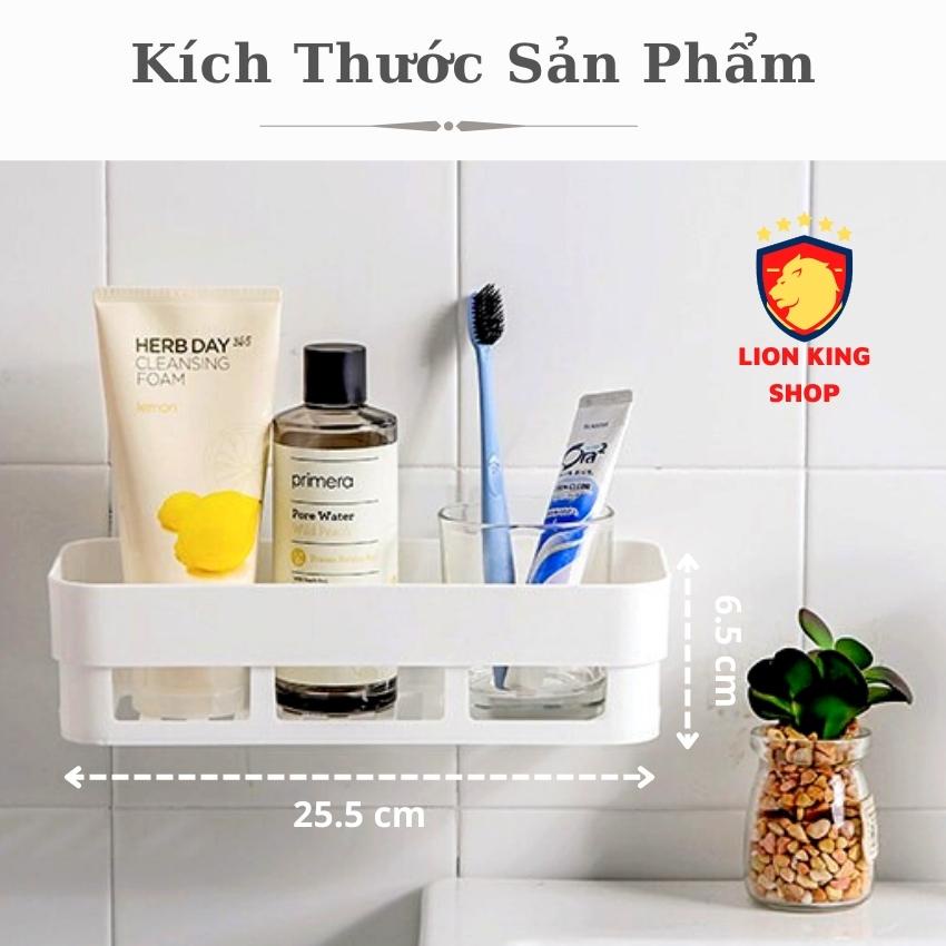 Kệ nhựa dán tường treo nhà tắm, nhà bếp  Siêu chắc chắn - Giá treo tường để đồ dùng . Lion King Shop giao màu ngẫu nhiên
