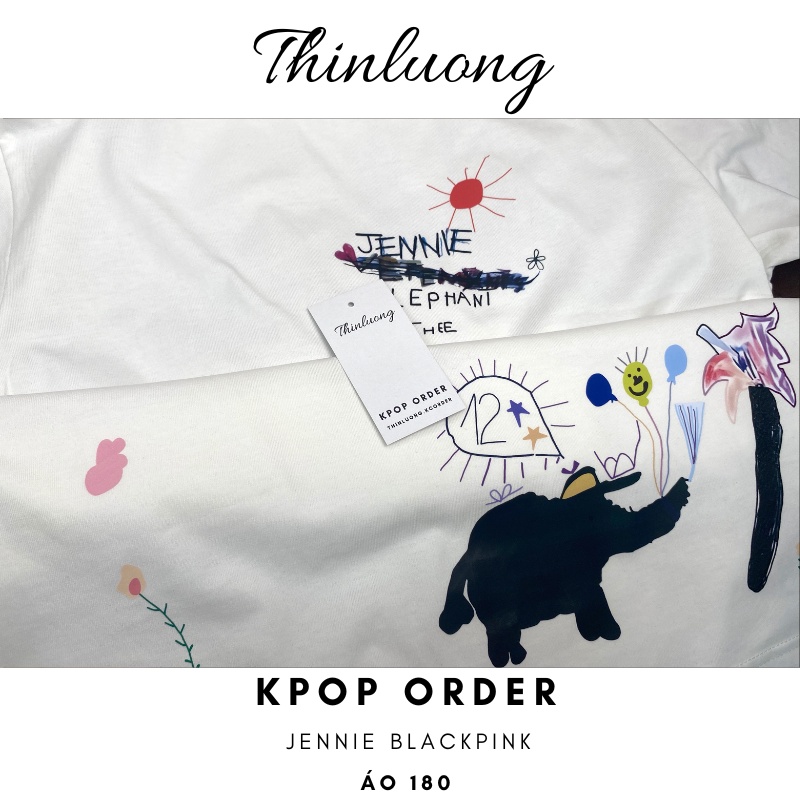 🧚 Áo thun Jennie a little Elephant