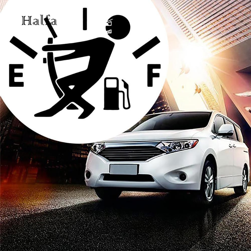 Hl Bộ Dụng Cụ Vẽ Tranh Nghệ Thuật☆Bộ 2 Miếng Dán Trang Trí Thân Xe Hơi Hình Đồng Hồ Đo Nhiên Liệu Phản Quang Chống Thấm Nước