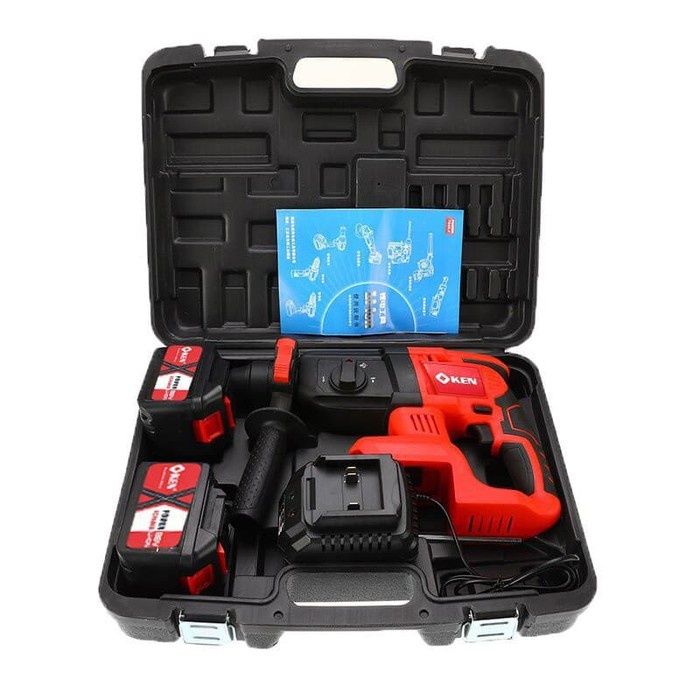 Máy khoan bê tông Dùng pin HITACHI 118V- Máy khoan bê tông 2 pin khủng 10 cell