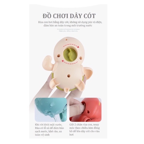 Đồ Chơi Nhà Tắm Cho Bé Cá Heo Vặn Cót Lội Nước Rùa Bơi Trong Nước, đồ chơi con vật