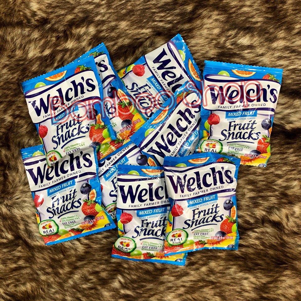 Combo 10 gói Kẹo Dẻo Trái Cây Welch's Fruit Snacks