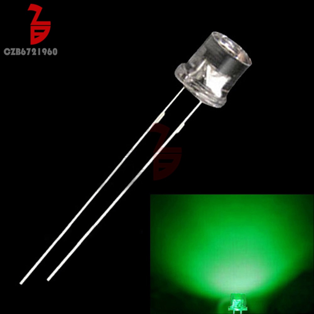 Set 100 diot SMD SMT đầu phẳng màu trắng/đỏ/xanh lá/xanh dương/vàng góc rộng siêu sáng 20000mcd chuyên dụng | BigBuy360 - bigbuy360.vn