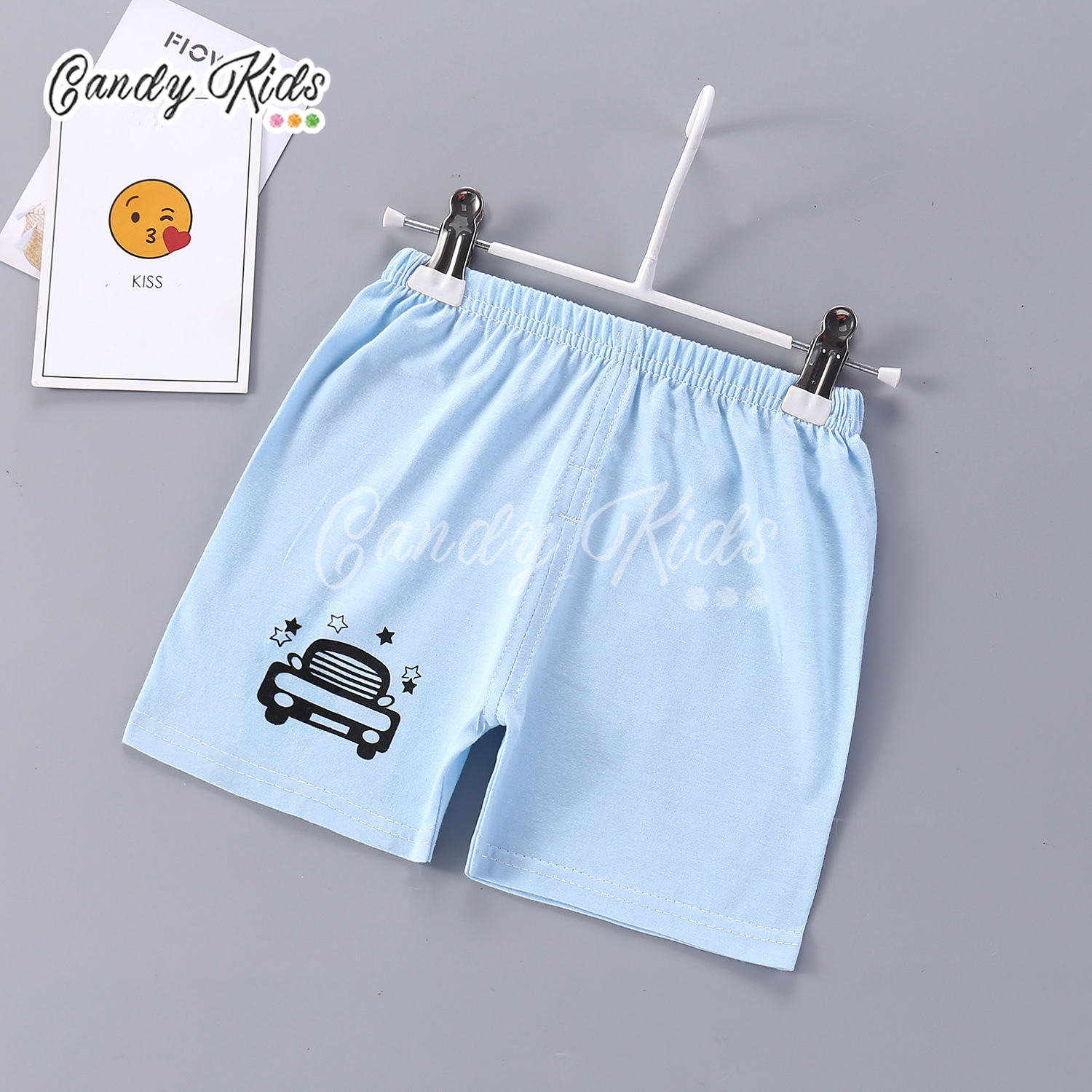 Quần Short Cotton In Họa Tiết Hoạt Hình Xinh Xắn Dành Cho Bé 1-7 Tuổi