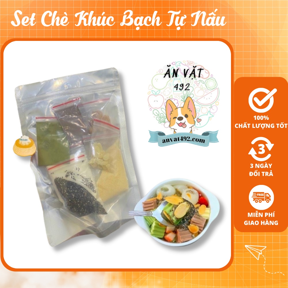 Set Chè Khúc Bạch Tự Nấu - Ăn Vặt 492