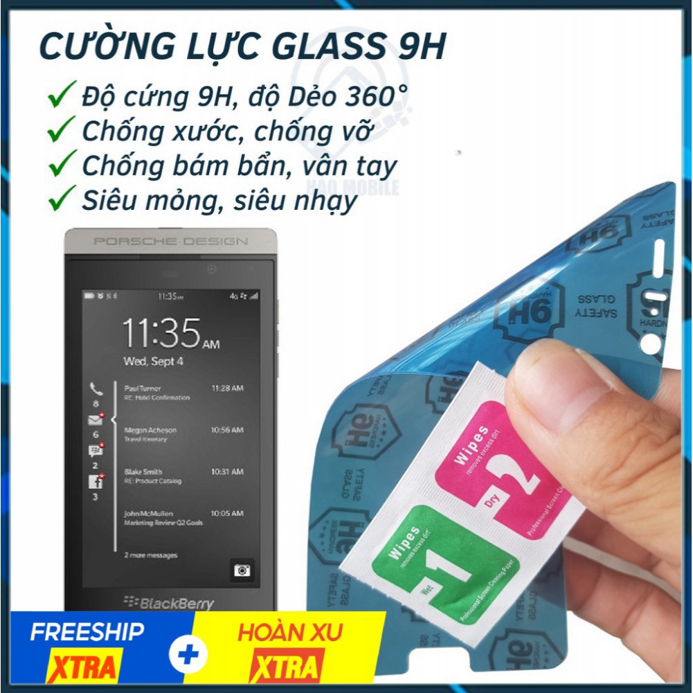 Dán cường lực dẻo nano Blackberry Porsche Design P9982