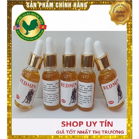 REDMIN VÀNG CAO CẤP HÀNG NHẬP CHAI 20ML - BỔ SUNG TINH CHẤT NHÂN SÂM.