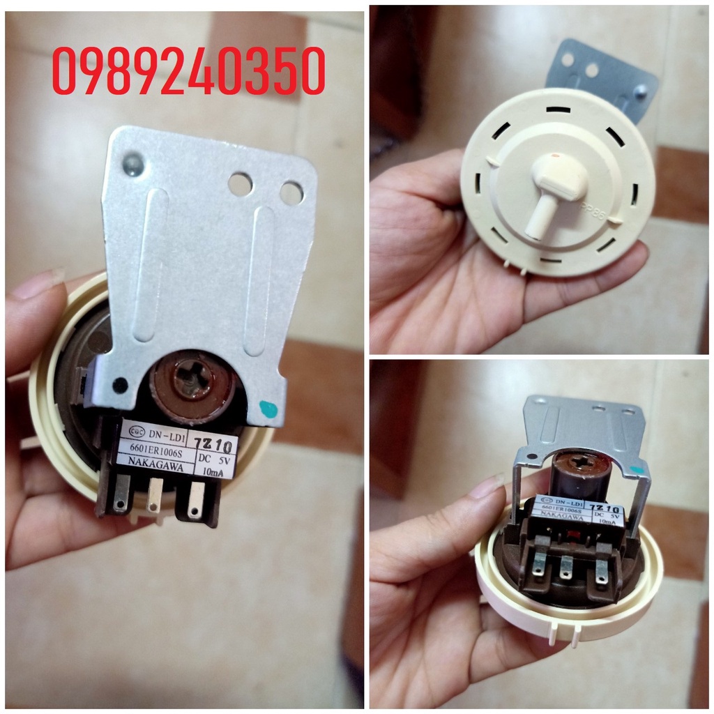 Phao áp, van áp lực cảm biến mực nước máy giặt LG cửa ngang chính hãng