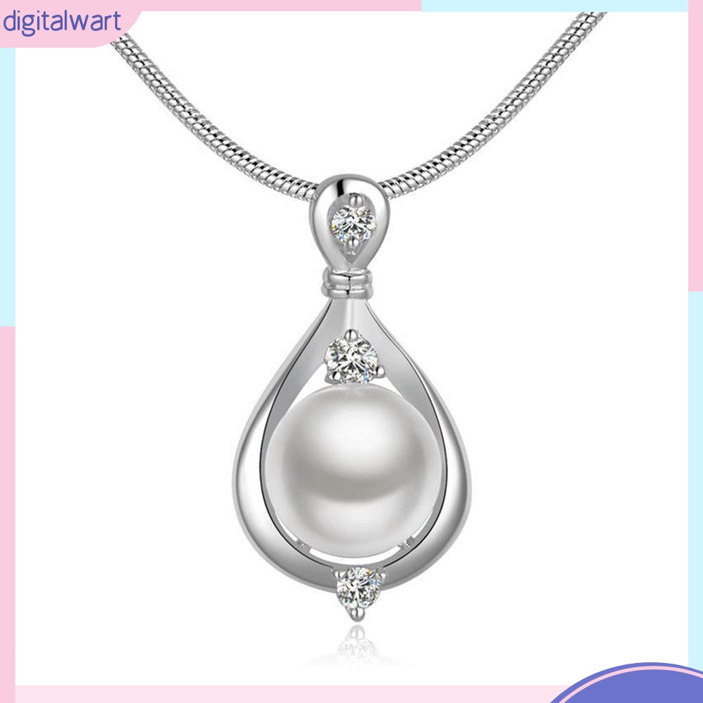 Dây chuyền nữ trang đính ngọc trai tạo hình độc đáo