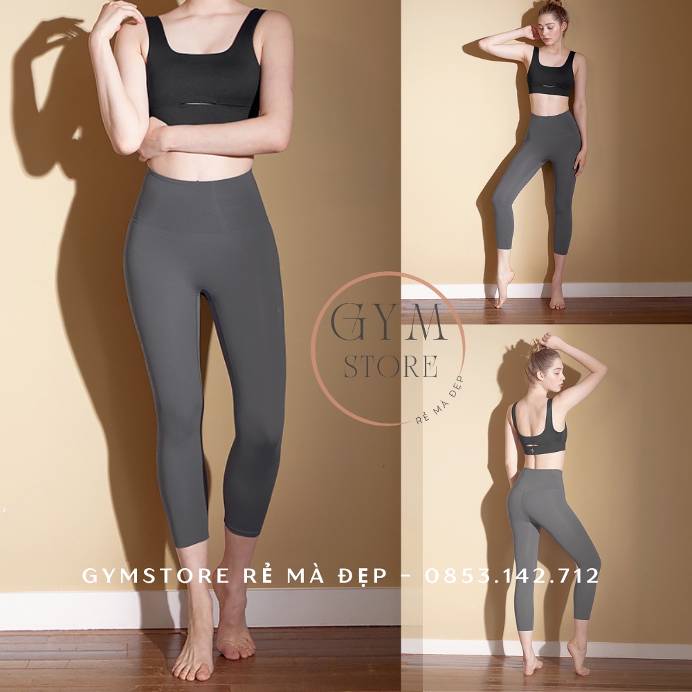 Quần Legging Lửng Tập YOGA Lưng Cao Đồ Tập Gym, Zumba, Aerobic Nữ Rẻ Mà Đẹp GYMSTORE 831