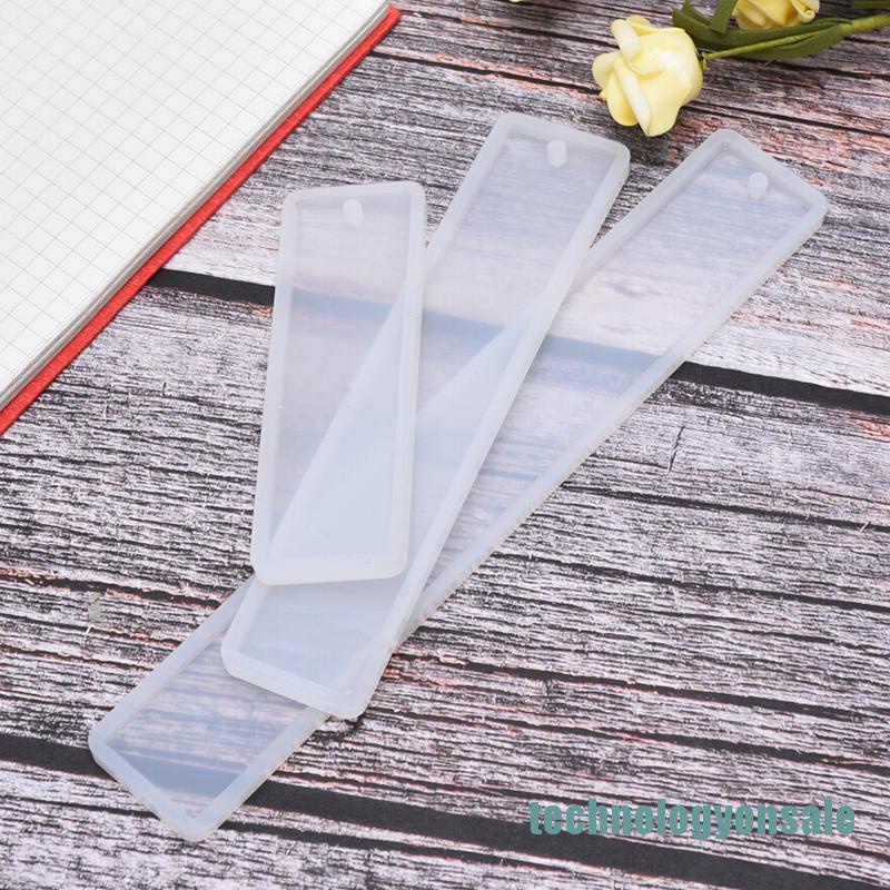 Bộ 3 Khuôn Silicone Đánh Dấu Sách Hình Chữ Nhật Tiện Dụng