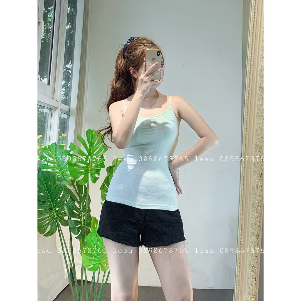 ẢNH TỰ CHỤP Thun 2 dây trơn