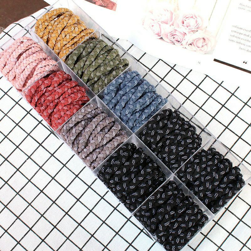Sét 10 dây buộc tóc Hàn Quốc