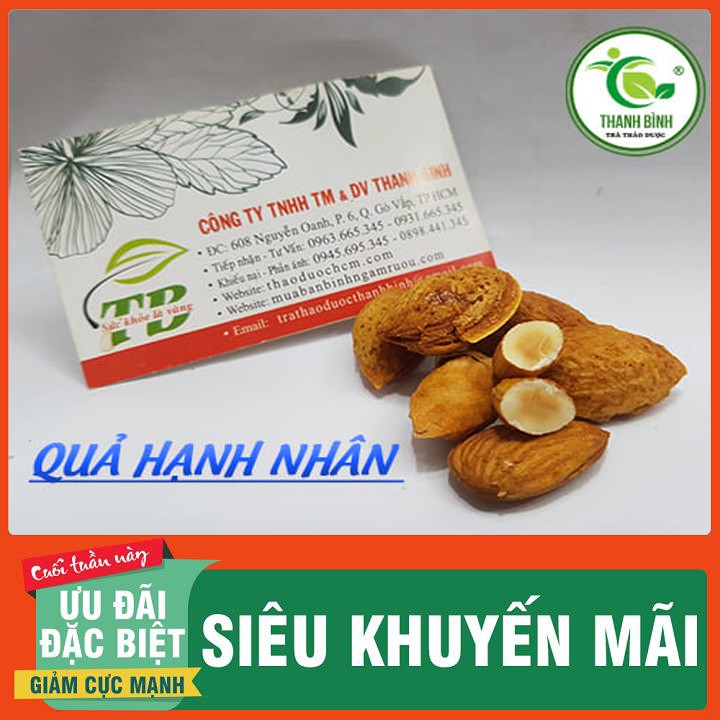 Hạnh Nhân Rang Bơ Nguyên Vỏ 500g - Hàng Loại 1