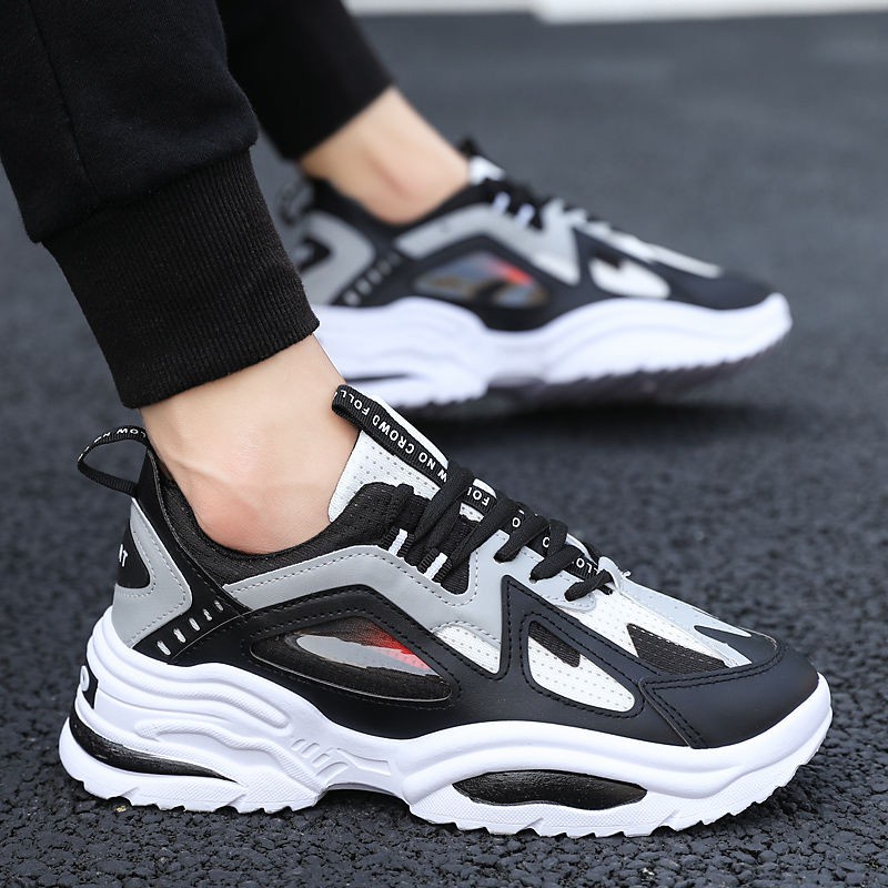 Giày Thể Thao Tăng Chiều Cao 5cm Thoáng Khí Thời Trang Cho Nam