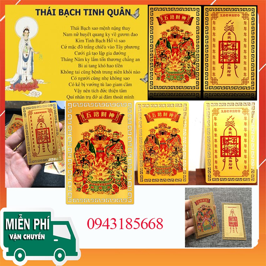 [ Để Có Nhiều Tiền Hơn ]- 💵💵💵Kim Bài Thần Tài - Phù Ngũ Lộ Thần Tài - Ngũ Lộ Thần Tài Phù 💵💵💵 | BigBuy360 - bigbuy360.vn