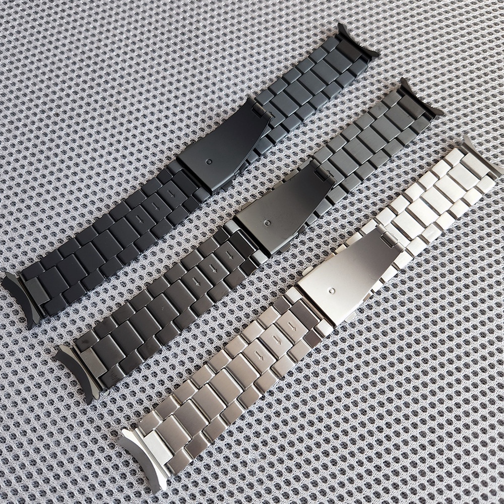 Dây Đeo Đồng Hồ Bằng Kim Loại Titan Màu Xám 46mm 42mm 40mm 44mm Cho Samsung Galaxy Watch 5 Pro 45mm