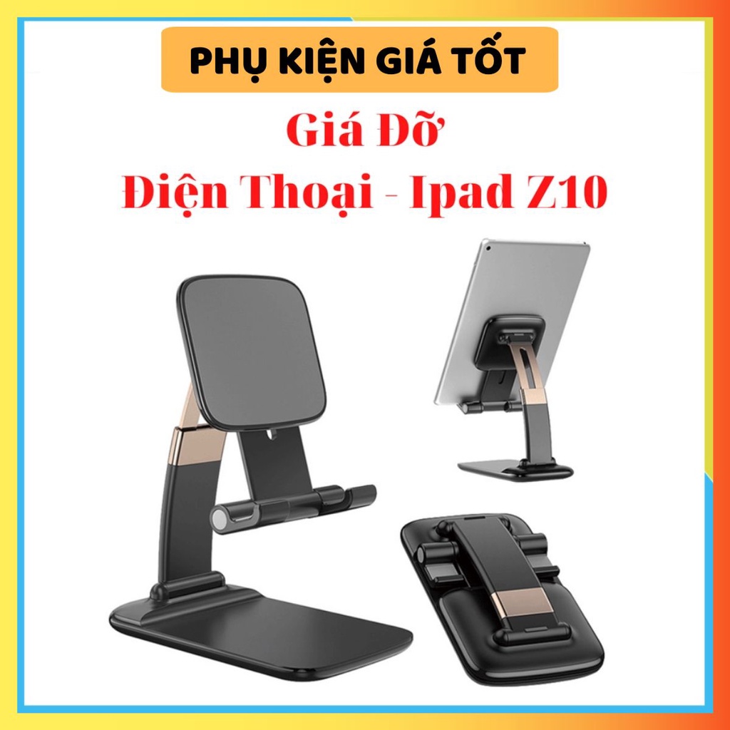 Giá Đỡ Điện Thoại Ipad Để Bàn Điều Chỉnh Kích Thước Khung Cong Gấp Gọn Chắc Chắn, Góc Xoay Linh Hoạt
