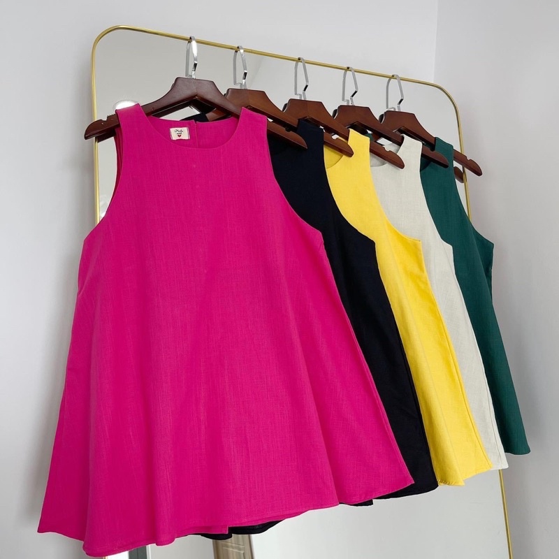 ÁO LINEN NÚT BỌC XẺ TÀ ✨✨