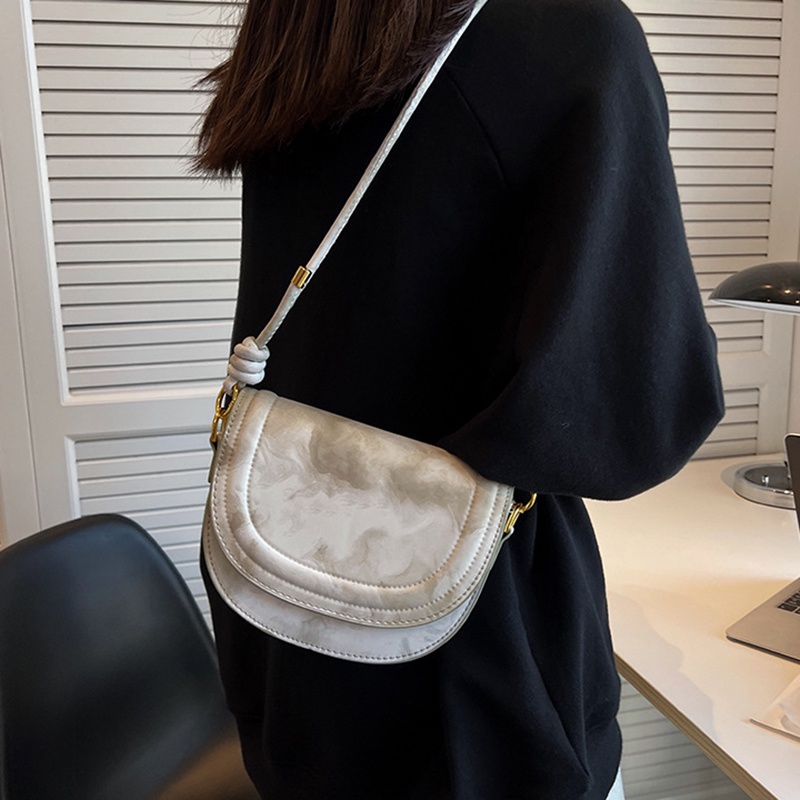 Túi đeo chéo IELGY họa tiết màu nhuộm phong cách cổ điển thời trang cho nữ