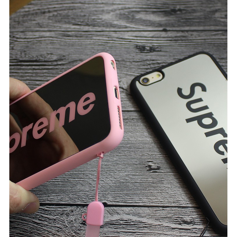 Ốp gương supreme cho iphonne