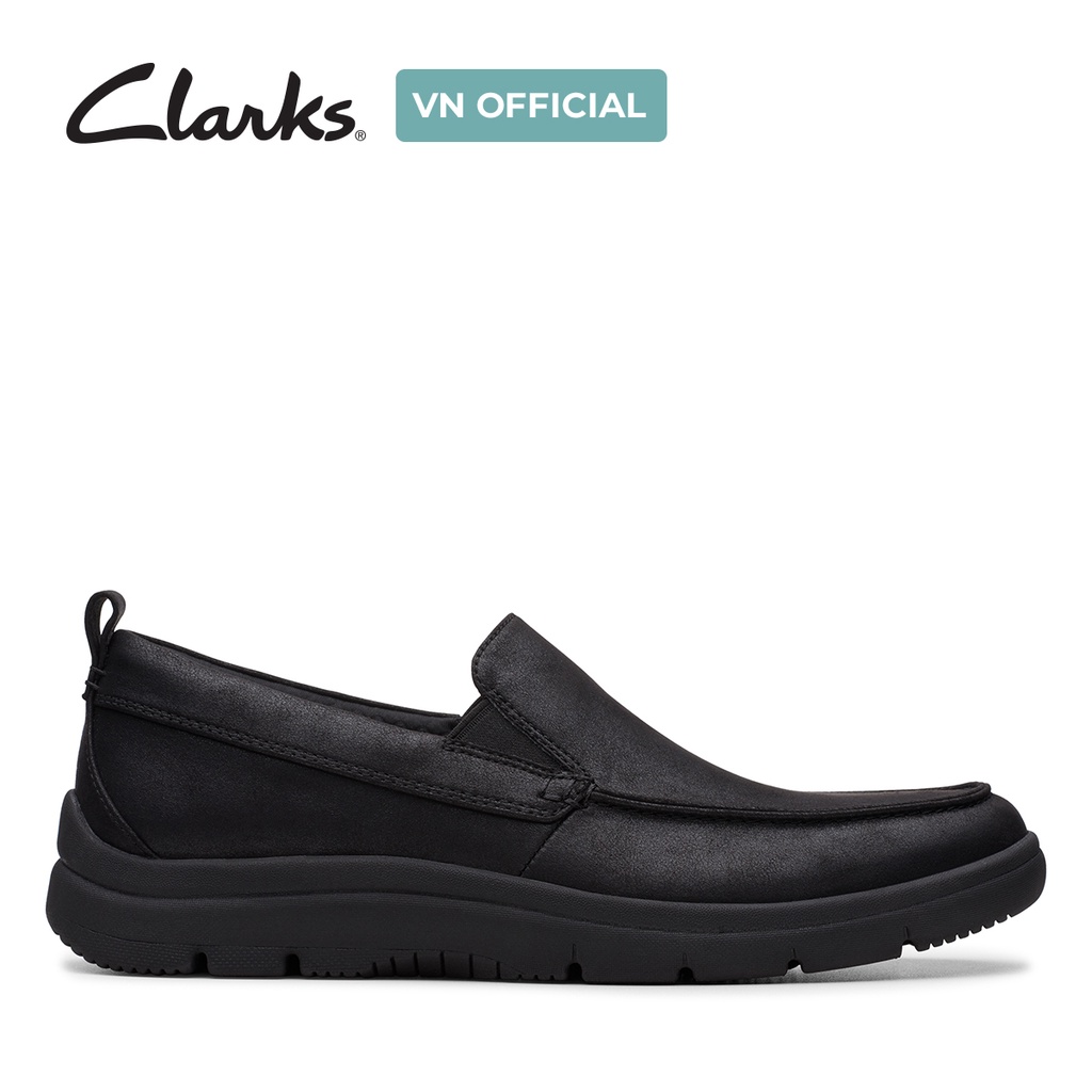Giày Sục Nam CLARKS Tunsil Way Màu Đen
