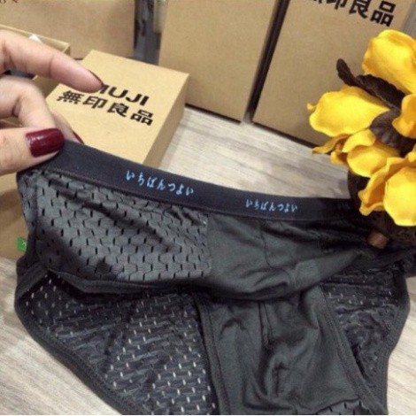 Sét 5 Quần Lót Quần Sịp Nam Tam Giác Lưới Thông Hơi