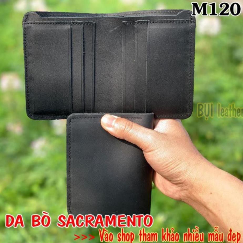 Ví nam da bò Sacramento cao cấp V120-Da thật-BH 24tháng -Full hộp (CÓ VIDEO)