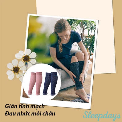 Tất nano Sleepdays Nhật giãn tĩnh mạch, đau mỏi chân