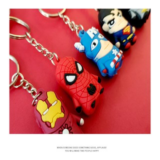 Móc chìa khóa siêu anh hùng Chibi